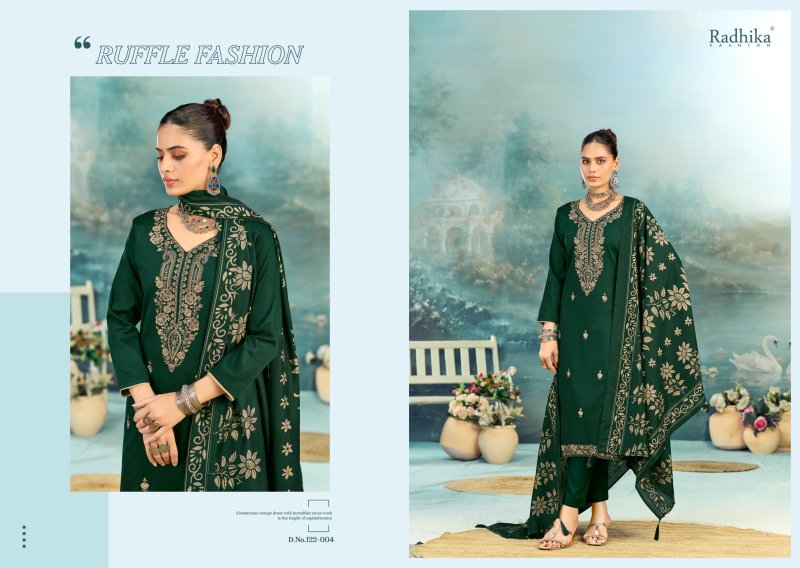 Shafinaz Vol 3 By Radhika Azara Jam Cotton Dress Material 